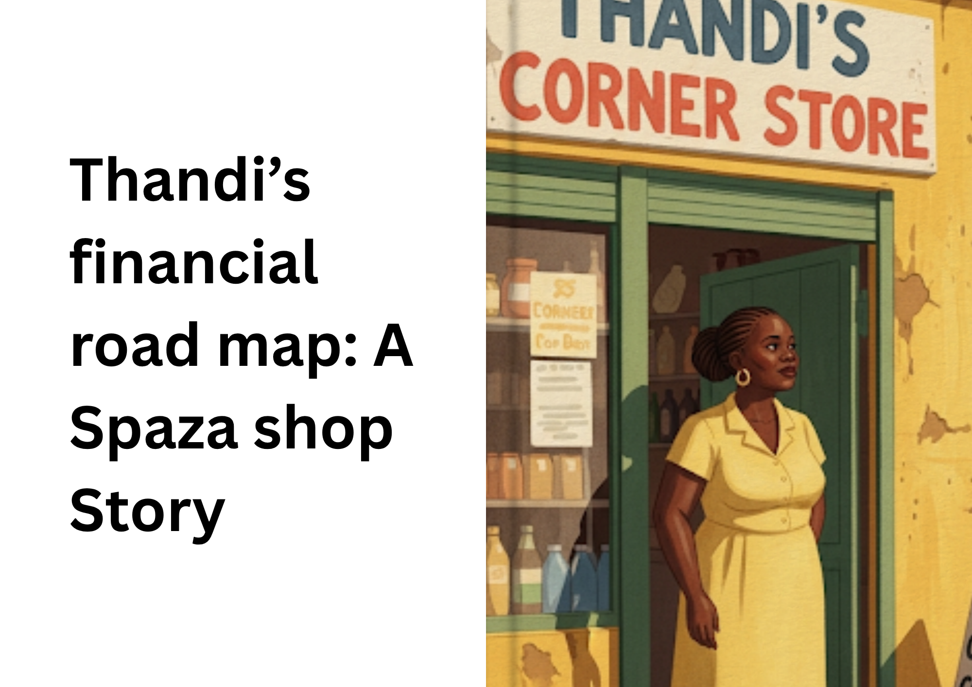 Thandi’s financial road map: a spaza shop story learning resource